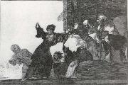Francisco Goya Working proof for Poor folly painting